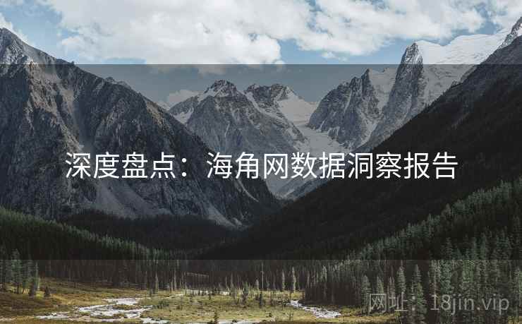 深度盘点：海角网数据洞察报告