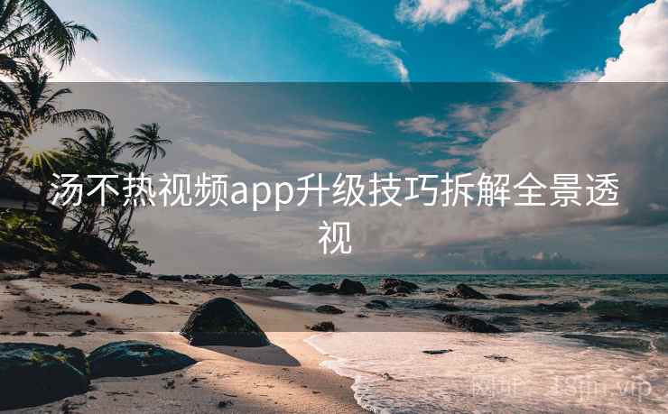 汤不热视频app升级技巧拆解全景透视